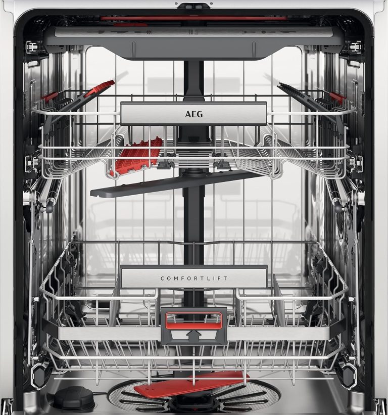 AEG FEE83806PM Integrierter-Geschirrspüler / 60Cm / Comfortlift - Hebefunktion / D / Energiesparend / Maxiflex Besteckschublade / Beladungserkennung / Display / Startzeitvorwahl / Extra Leise