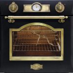 Kaiser Empire EH 6355 Rot Exklusiver Nostalgie Backofen 60 Cm Autark • Selbstreinigender Elektrobackofen 67L • Einbau-Backofen Mit Drehspieß, Heißluft, Grill • Retro Design Mit Modern Technologie