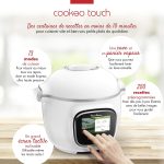 Moulinex Cookeo Touch Multicooker, Intelligent, Hochdruck Touch Weiß
