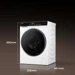 Haier Frontlader Waschmaschine 13Kg I G7 Serie I a -40%, Große Kapazität, Flüsterleiser Direktantrieb, Automatik- Und Expressprogramm, Vollwasserschutz, Hygiene-Technologien, Wi-Fi I HW130-B14667U1