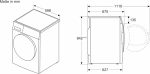 Siemens WR47B2C40 Iq700 Wärmepumpen-Trockner, 9 Kg, Selbstreinigender Kondensator, Autodry, Kurzprogramm 40', Nachlegefunktion, Reversierende Trommel, Halbe Beladung, Led-Display, Touch Control