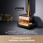 DREAME T12 Pro-A Nass- Und Trockensauger, Ultraschlanke 9,85 Cm, 25.000 Pa Saugkraft, Heißwäsche Bei 95 °C Selbstreinigung, Trocknung Durch Heißluft Bei 95 °C, Kein Verheddern, Streifenfreie Reinigung