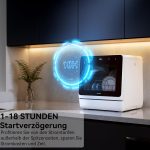 Hermitlux Mini-Geschirrspüler | Tischgeschirrspüler mit 5L Wassertank & 360° Reinigung (HDW5 / HMX Serie) – Bild 5