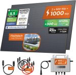 Solarway 1000Wp Balkonkraftwerk – 800W EcoFlow Stream Wechselrichter & 500W Bifaziale Solarmodule – Bild 2