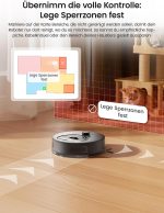 Lefant M330 Serie Saug- und Wischroboter mit dToF LiDAR-Navigation, 5.000 Pa Saugkraft und intelligenter Hinderniserkennung – Bild 7
