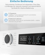 Midea MD11EH Wärmepumpentrockner | 7kg - 8kg | Knitterschutz | Sensor-Trocknung | Klasse D – Bild 4