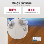 Roborock Qrevo Curv 2 Pro Saug- und Wischroboter - 25.000 Pa Saugkraft, 100°C Mopp-Reinigung, Weiß – Bild 5