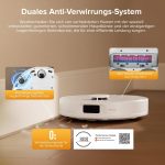 Roborock QV 35S Saug- und Wischroboter mit All-in-One-Dock, 10.000 Pa HyperForce-Saugkraft und intelligenter Hinderniserkennung – Bild 3