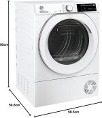 Hoover H-DRY 500 Wärmepumpentrockner | 8kg - 11kg | AquaVision | Wi-Fi | Klasse A++ / E – Bild 5
