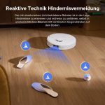 Roborock QV 35S Saug- und Wischroboter mit All-in-One-Dock, 10.000 Pa HyperForce-Saugkraft und intelligenter Hinderniserkennung – Bild 6