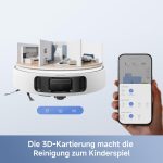 Mova E30 und E40 Ultra Serie Saug- und Wischroboter mit fortschrittlicher Saugkraft, RoboSwing/MaxiReach-Technologie und All-in-One-Reinigungsstation – Bild 9