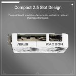 ASUS Dual Radeon RX 9060 XT 16G (Standard Edition, OC Edition) — 16G GDDR6, PCIe 5.0, HDMI 2.1b, DisplayPort 2.1a – Bild 2