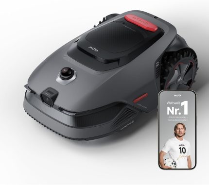 MOVA LiDAX Ultra Mähroboter mit 3D-LiDAR & KI-Vision, kabelloser Kartierung und Kantenmähfunktion für komplexe Gärten