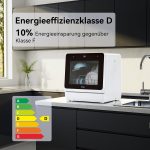 Hermitlux Mini-Geschirrspüler | Tischgeschirrspüler mit 5L Wassertank & 360° Reinigung (HDW5 / HMX Serie) – Bild 4