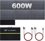 ALLPOWERS SP039 600W Faltbares Solarpanel – Hocheffiziente mobile Lösung für Wohnmobile, Caravans und Generatoren