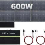 ALLPOWERS SP039 600W Faltbares Solarpanel – Hocheffiziente mobile Lösung für Wohnmobile, Caravans und Generatoren