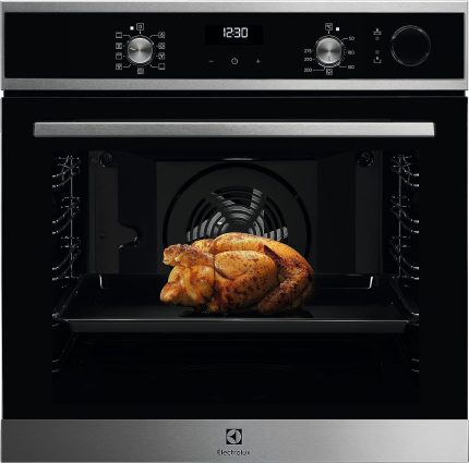 Electrolux LOC5H40X2 Einbau-Dampfbackofen | SteamCrisp, Heißluft, AquaClean, 72L, Edelstahl