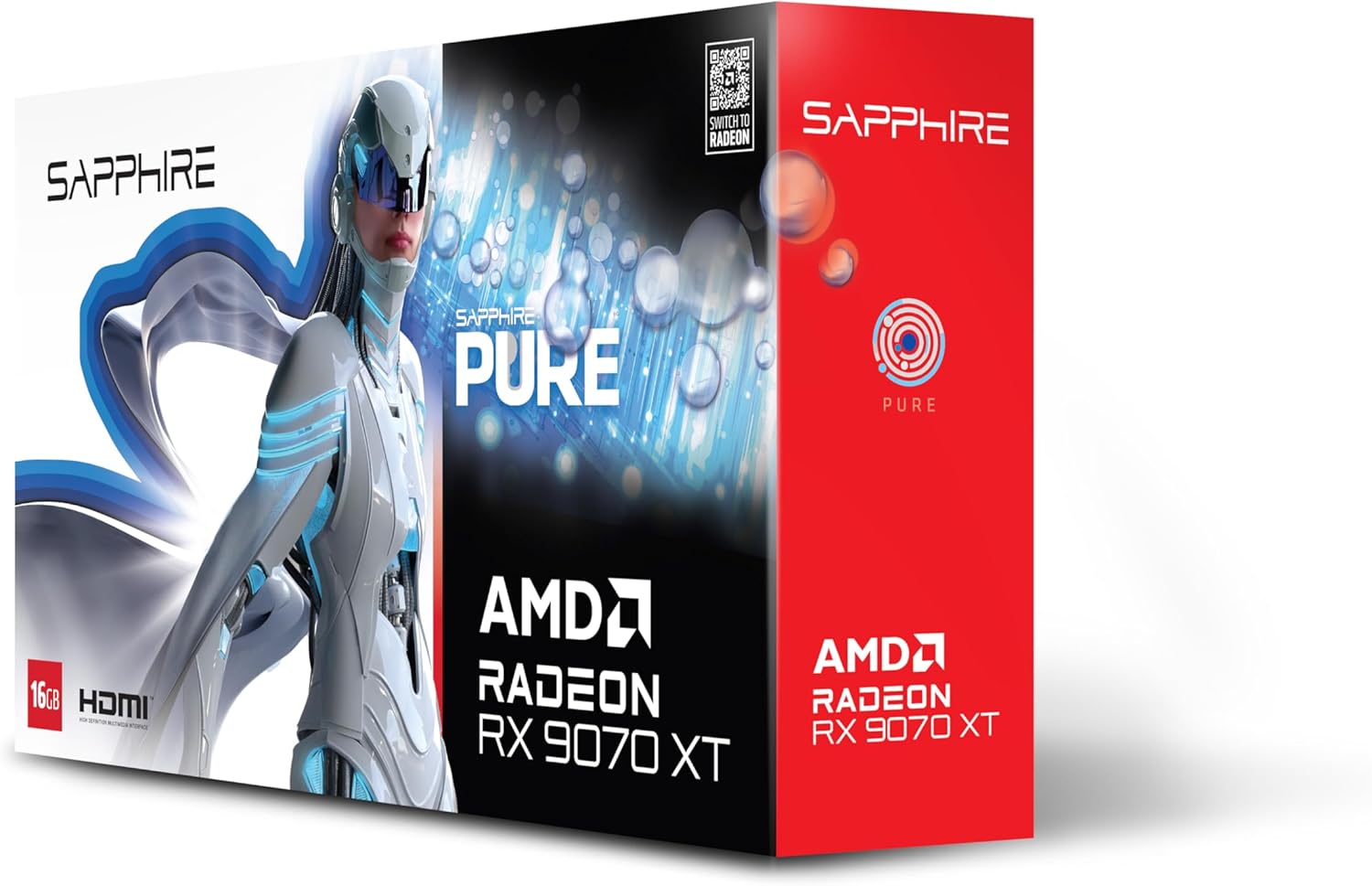 71UA-kSFtfL._AC_SL1500 Sapphire Pure AMD Radeon RX 9070 XT GAMING OC 16GB GDDR6 | 11348-02-20G | Triple-Fan | 4K Gaming – Bild 1