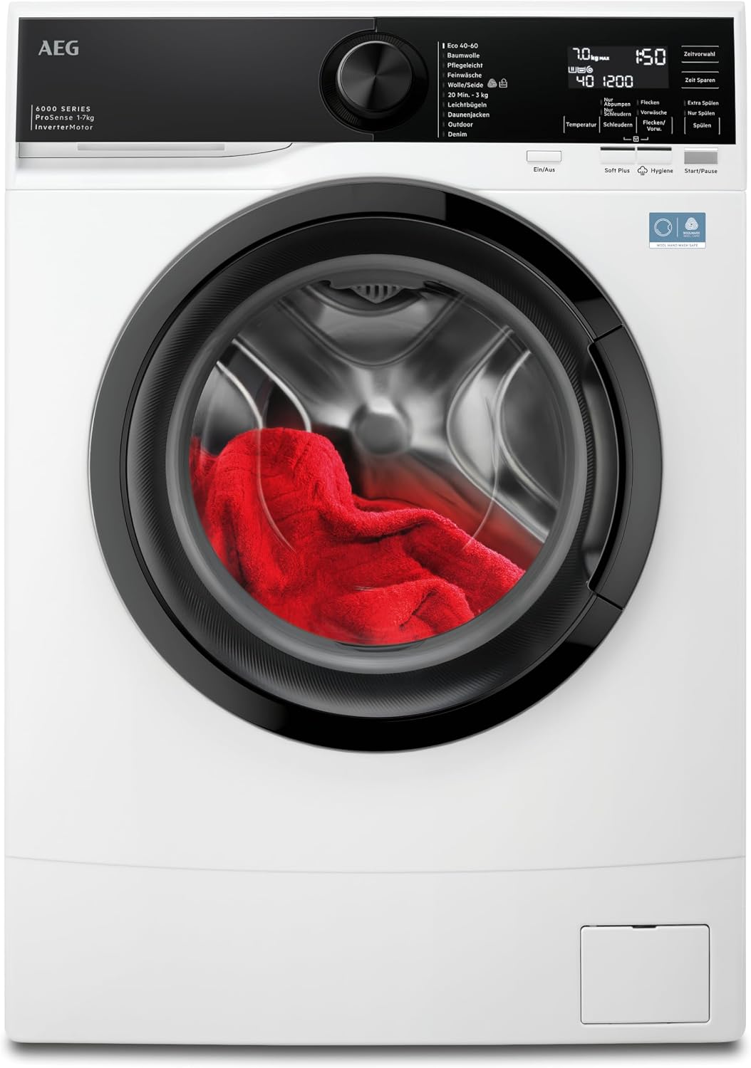 71X0EvnDh_L._AC_SL1500 AEG 6000 Serie Waschmaschine | Frontlader mit ProSense & A-Klasse (7kg / 8kg / 10kg) – Bild 1