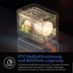 AIRMSEN ZMW-DTHA01 Mini-Geschirrspüler | 5 Maßgedecke | 5L Wassertank | 75°C Hygiene | Klasse E – Bild 3