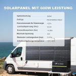 ALLPOWERS SP039 600W Faltbares Solarpanel – Hocheffiziente mobile Lösung für Wohnmobile, Caravans und Generatoren – Bild 3