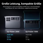DJI Power 2000 Tragbare Powerstation – 2048Wh LiFePO4 Energiespeichersystem (Erweiterbarer Solargenerator) – Bild 8