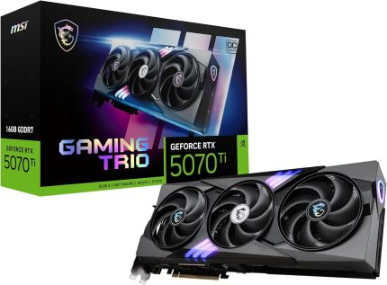 MSI GeForce RTX 5070 Ti 16G Serie | GAMING TRIO, VENTUS & INSPIRE | 16GB GDDR7 | PCIe