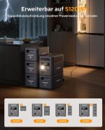 AFERIY Nomad 1800Pro Tragbare Powerstation – 1024Wh LiFePO4 Solargenerator (erweiterbar auf 5120Wh) – Bild 3