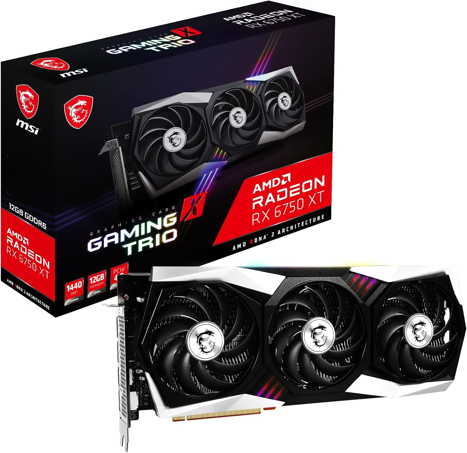 71aSQBR3UKL._AC_SL1500 MSI Radeon RX 6000 Serie | Gaming X Trio, Gaming X & MECH 2X OC | 8GB/12GB GDDR6 | RDNA 2 – Bild 1