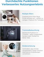 Midea MD11EH Wärmepumpentrockner | 7kg - 8kg | Knitterschutz | Sensor-Trocknung | Klasse D – Bild 9