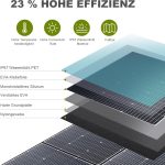 ALLPOWERS SP039 600W Faltbares Solarpanel – Hocheffiziente mobile Lösung für Wohnmobile, Caravans und Generatoren – Bild 2