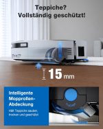 ECOVACS Deebot X12 Serie Saug- und Wischroboter mit FocusJet Fleckenvorlösung, OZMO Roller 3.0 und AIVI 3D 4.0 Hinderniserkennung – Bild 3