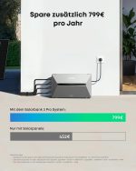 Anker Solix 3 Pro Balkonkraftwerk-Serie – Intelligentes Energiespeichersystem (Solarbank E2700 Pro + Solarkits) – Bild 2