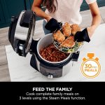 Ninja Foodi MAX 14-in-1 SmartLid Multikocher (OL750EU) – 7,5L Fassungsvermögen, Schnellkochtopf & Heißluftfritteuse mit digitalem Thermometer und Smart Cook System – Bild 5