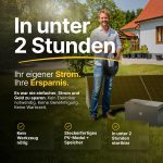 Solakon 900W Balkonkraftwerk-Serie – Komplette Solaranlage mit 800W Wechselrichter & bifazialen Modulen – Bild 5