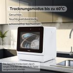 Hermitlux Mini-Geschirrspüler | Tischgeschirrspüler mit 5L Wassertank & 360° Reinigung (HDW5 / HMX Serie) – Bild 8