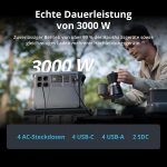 DJI Power 2000 Tragbare Powerstation – 2048Wh LiFePO4 Energiespeichersystem (Erweiterbarer Solargenerator) – Bild 2