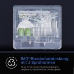 AIRMSEN ZMW-DTHA01 Mini-Geschirrspüler | 5 Maßgedecke | 5L Wassertank | 75°C Hygiene | Klasse E – Bild 6