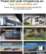 Solarway 1000Wp Balkonkraftwerk – 800W EcoFlow Stream Wechselrichter & 500W Bifaziale Solarmodule – Bild 7