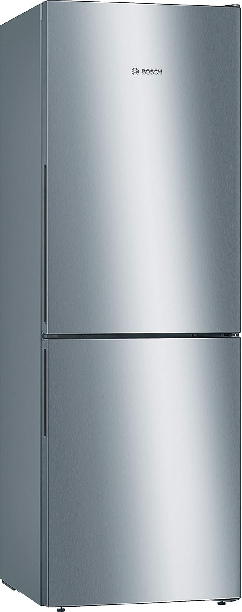 Bosch KGV33VLEAS Kühlschrank, Gefrierschrank, Niedrig, Freistehend, 288 L – Kalt Gebrüht – L 60 Cm X H 176 Cm – Edelstahl