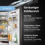 Haier Kühl Gefrierkombination 2D 60 SERIE 5 PRO HDPW5620ANPD I 2,05 M, No Frost I Energieeffizienzklasse a I Kühlschrank Mit Gefrierfach Freistehend, Fassungsvermögen 409L I Wi-Fi, Smarte Kühlfächer