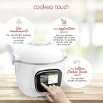 Moulinex Cookeo Touch Multicooker, Intelligent, Hochdruck Touch Weiß