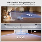 Roborock Qrevo Curv 2 Pro Saug- und Wischroboter - 25.000 Pa Saugkraft, 100°C Mopp-Reinigung, Weiß – Bild 4