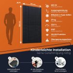 Solarway 1000Wp Balkonkraftwerk – 800W EcoFlow Stream Wechselrichter & 500W Bifaziale Solarmodule – Bild 9