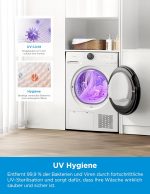 Midea MD20EH Wärmepumpentrockner | 8kg - 10kg | UV-Hygiene | Woolmark | Klasse A+++ – Bild 6