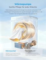 Midea MD11EH Wärmepumpentrockner | 7kg - 8kg | Knitterschutz | Sensor-Trocknung | Klasse D – Bild 6