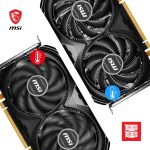 MSI GeForce RTX 4060 Ventus 2X & Gaming X | 8GB GDDR6 | Ada Lovelace | DLSS 3 | 1080p Gaming – Bild 3