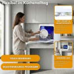 Sommertal Mini-Geschirrspüler | Tischgeschirrspüler mit 5L Wassertank & Freshflow (SP9 / SP5) – Bild 4
