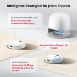 Roborock Qrevo Curv 2 Pro Saug- und Wischroboter - 25.000 Pa Saugkraft, 100°C Mopp-Reinigung, Weiß – Bild 9