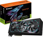 GIGABYTE AORUS GeForce RTX 5070 Ti MASTER 16G | GV-N507TAORUS M-16GD | 16GB GDDR7 | Blackwell | LCD Edge View